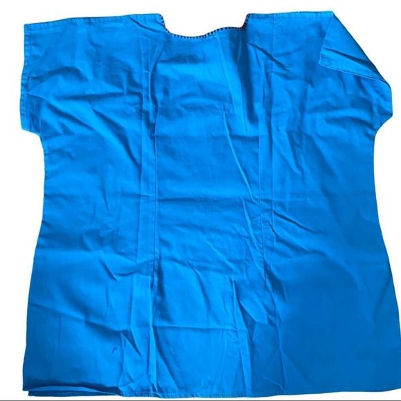 Yonni Lopez handmade Mexico blue embroidered top - Picture 5 of 6